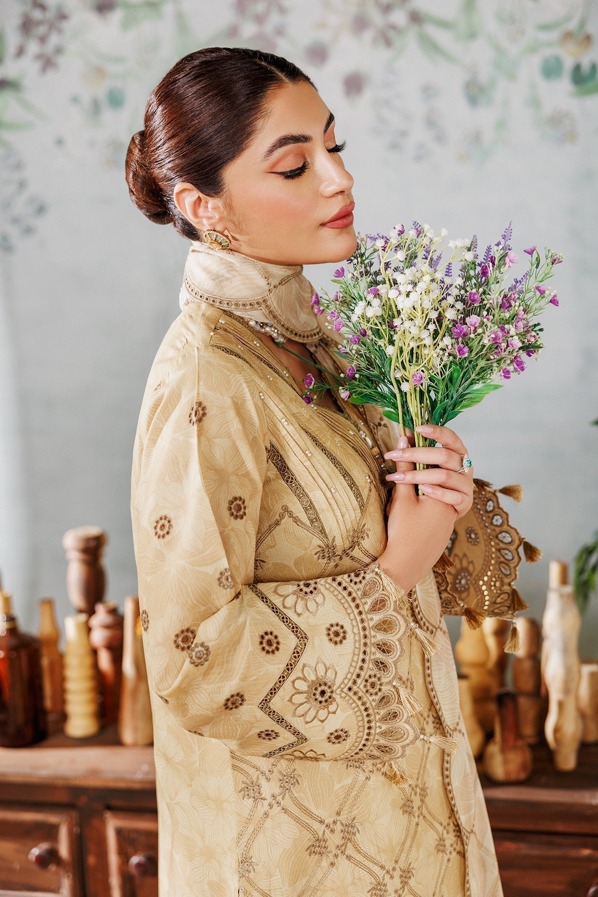 Alizeh | Maahi Vol 2 | AF-EPL-7020-TAAB - Designer Dress with Intricate embroidery and embellishments. Shop elegent wedding dress at Maria Faisal.