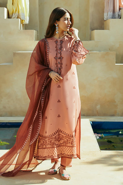Cross Stitch | Premium Lawn 24 | ARID SAND - Ladies Clothes - Maria Faisal