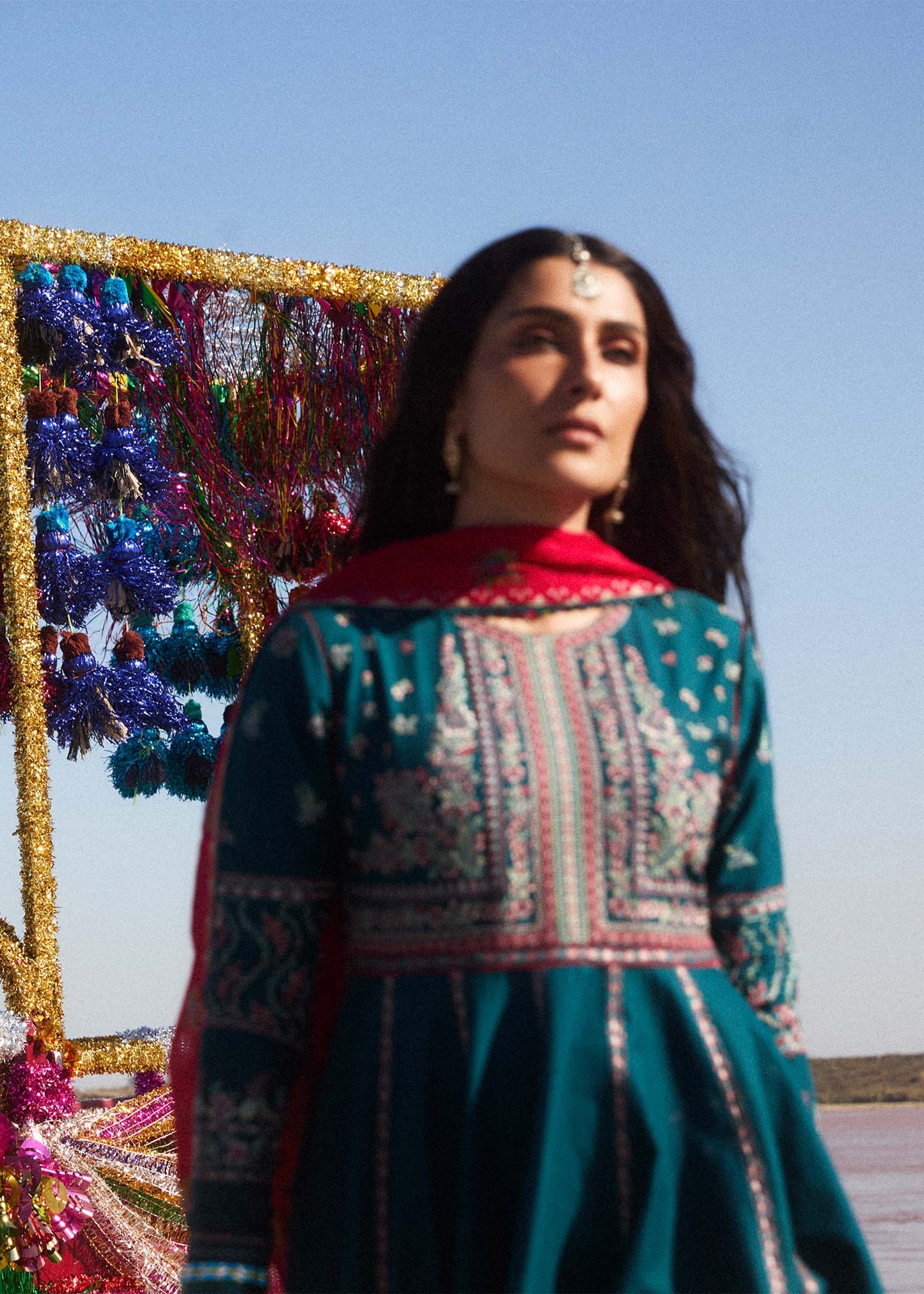 Hussain Rehar | Surkh Eid Pret’25 | Zarqash by Maria Faisal - Registered Vendor of : Hussain Rehar - type : Ladies Clothes - 100% original wedding dresses