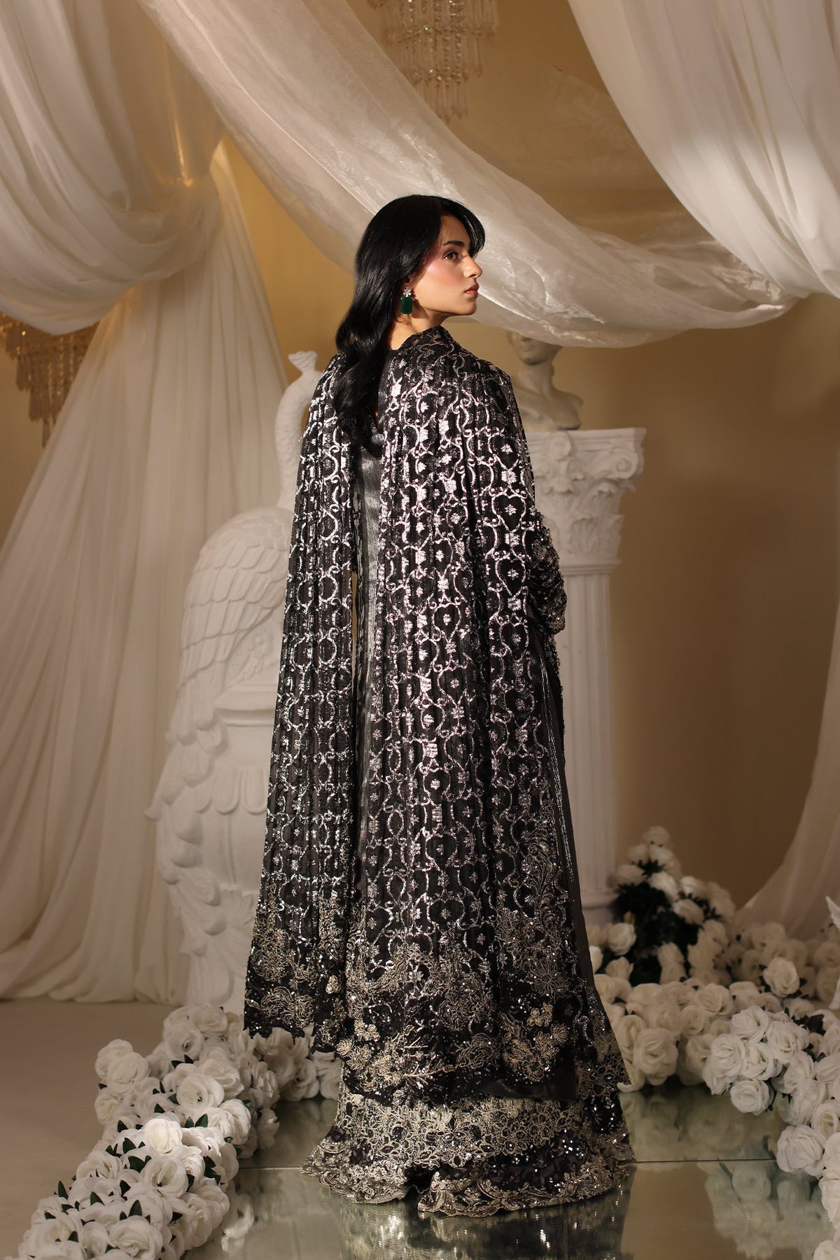 Musferah Saad | Casa Blance |Royal Eclipse - Bridal Dress - available at Maria Faisal in UK and USA.