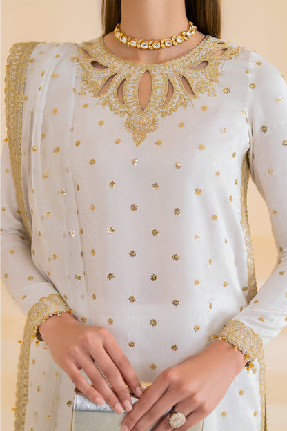 Jazmin | Formals Collection | Raw Silk UR-7020 - Ladies Clothes - Maria Faisal