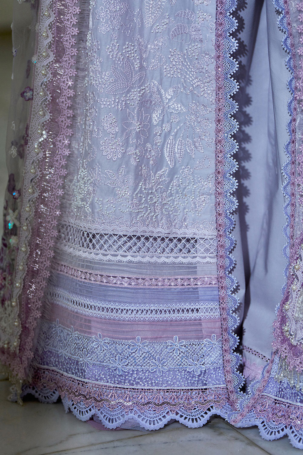 Sobia Nazir | Luxury Lawn Eid 26 | 7A - Luxury Dress - available at Maria Faisal in UK and USA.