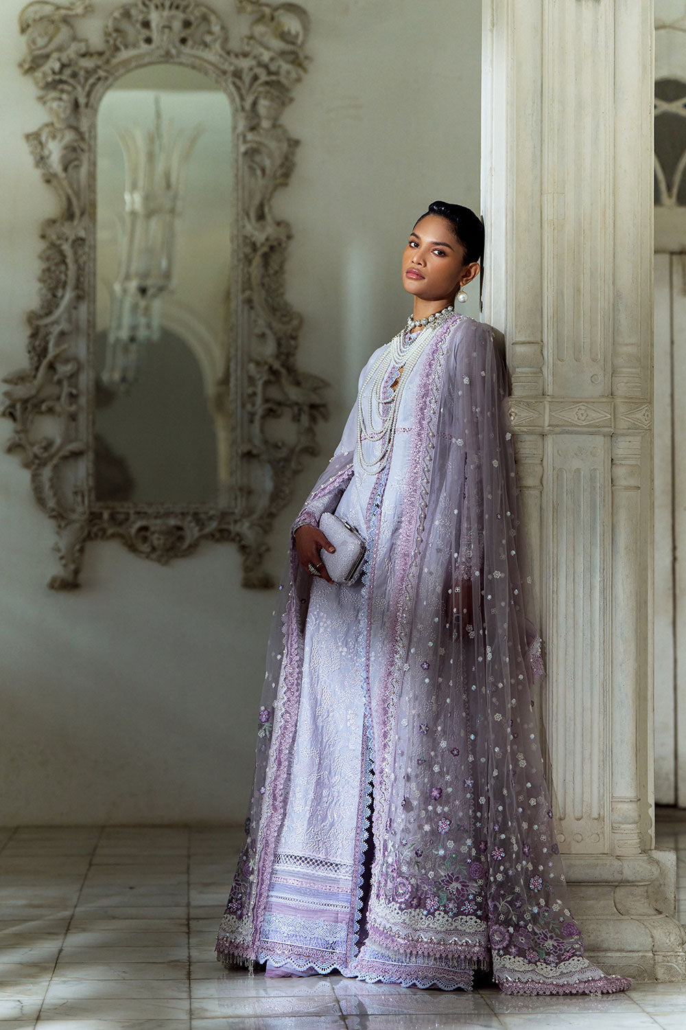 Sobia Nazir | Luxury Lawn Eid 26 | 7A - Luxury Dress - available at Maria Faisal in UK and USA.