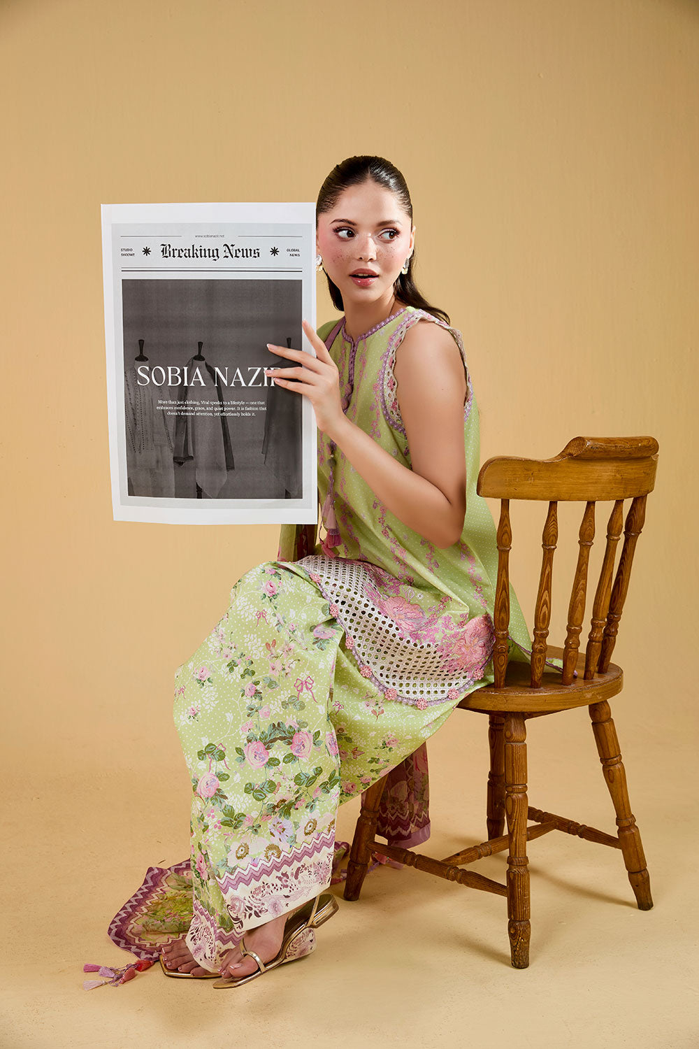 Sobia Nazir | Vital 26 | 7A - Luxury Dress - available at Maria Faisal in UK and USA.