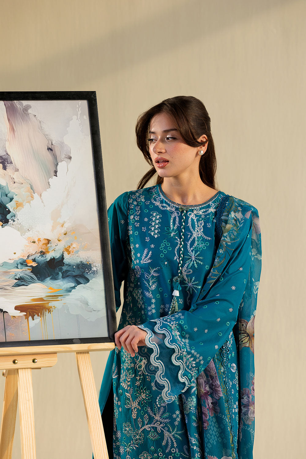 Sobia Nazir | Vital 26 | 7A - Luxury Dress - available at Maria Faisal in UK and USA.