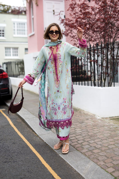 Sobia Nazir | Prints 26 | 7A - Luxury Dress - available at Maria Faisal in UK and USA.