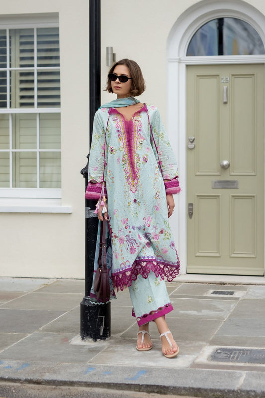 Sobia Nazir | Prints 26 | 7A - Luxury Dress - available at Maria Faisal in UK and USA.