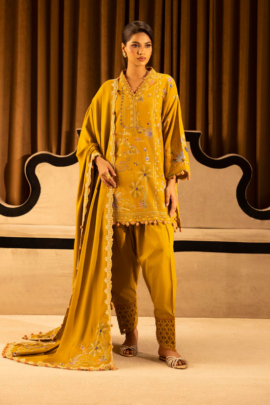 Sana Safinaz | Muzlin Winter 25 | M253-007B - Casual Dress - available at Maria Faisal in UK and USA.