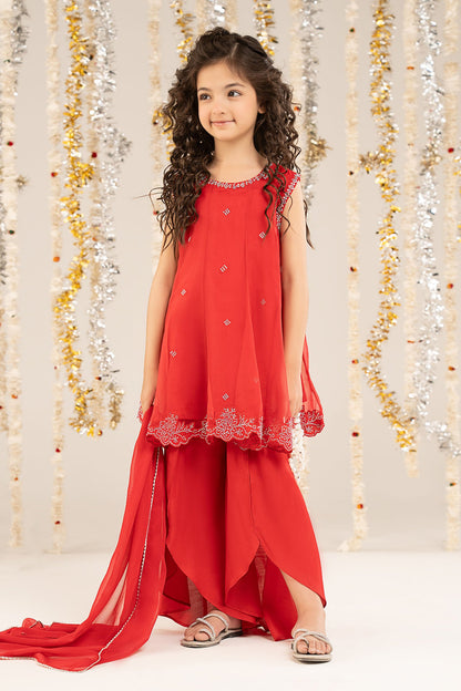 Kids Clothing | 3 Piece Organza Kids Suit