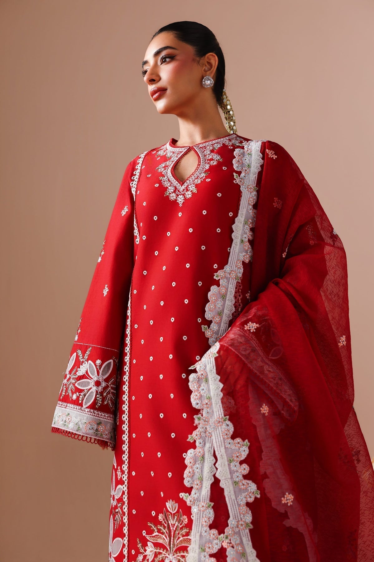 Akbar Aslam | Elan Luxury Lawn 26 | Seraya - Luxury Dress - available at Maria Faisal in UK and USA.