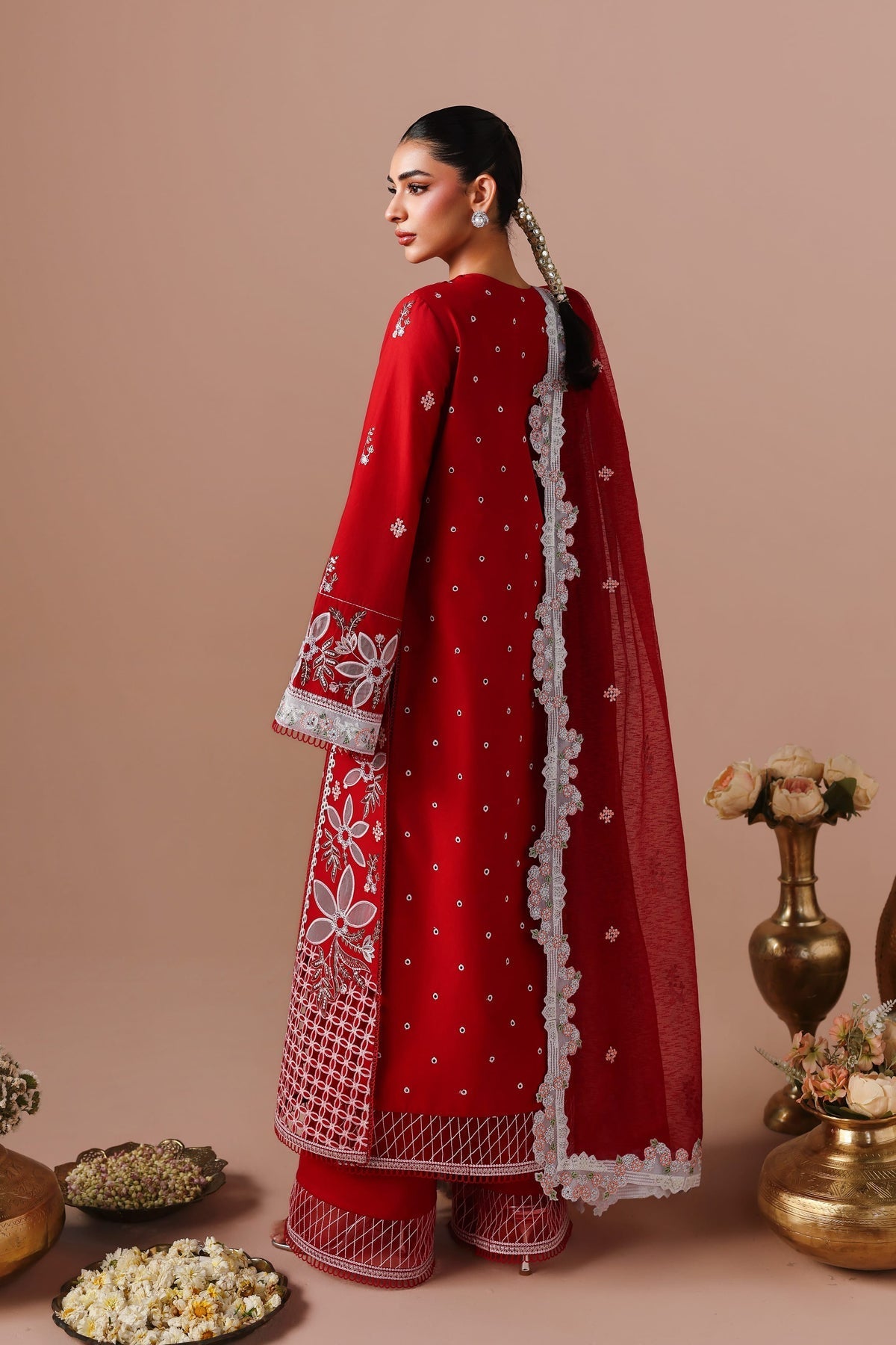 Akbar Aslam | Elan Luxury Lawn 26 | Seraya - Luxury Dress - available at Maria Faisal in UK and USA.