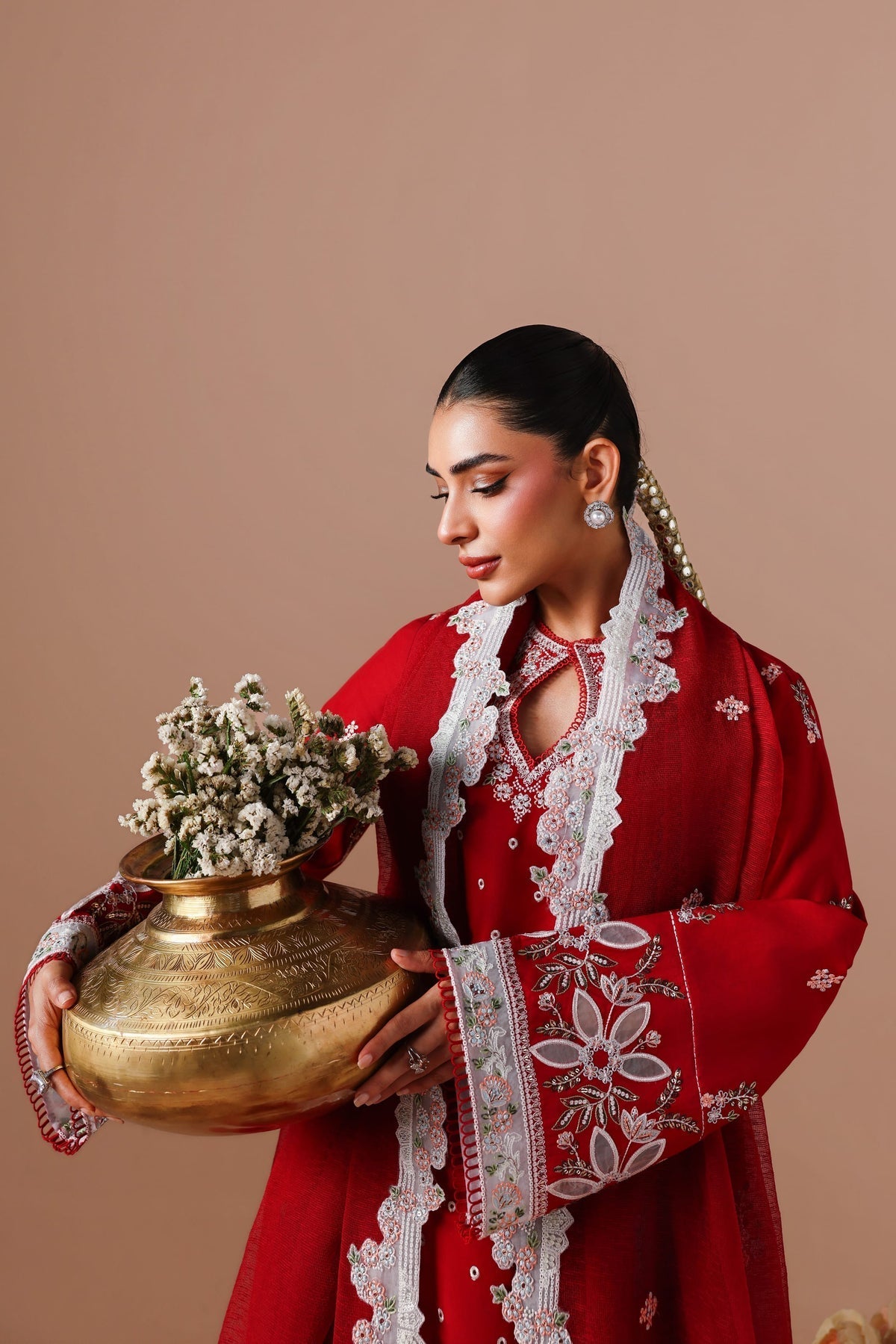 Akbar Aslam | Elan Luxury Lawn 26 | Seraya - Luxury Dress - available at Maria Faisal in UK and USA.