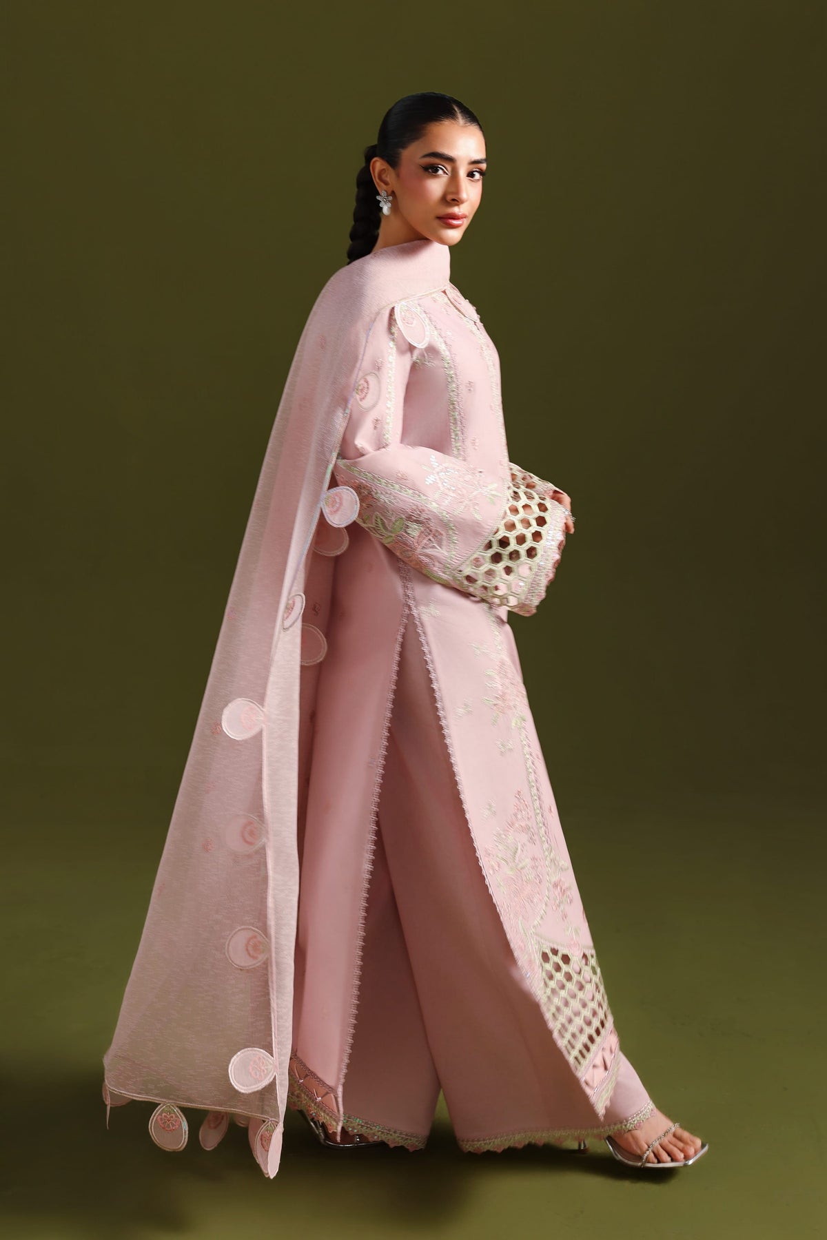 Akbar Aslam | Elan Luxury Lawn 26 | Mehrin - Luxury Dress - available at Maria Faisal in UK and USA.