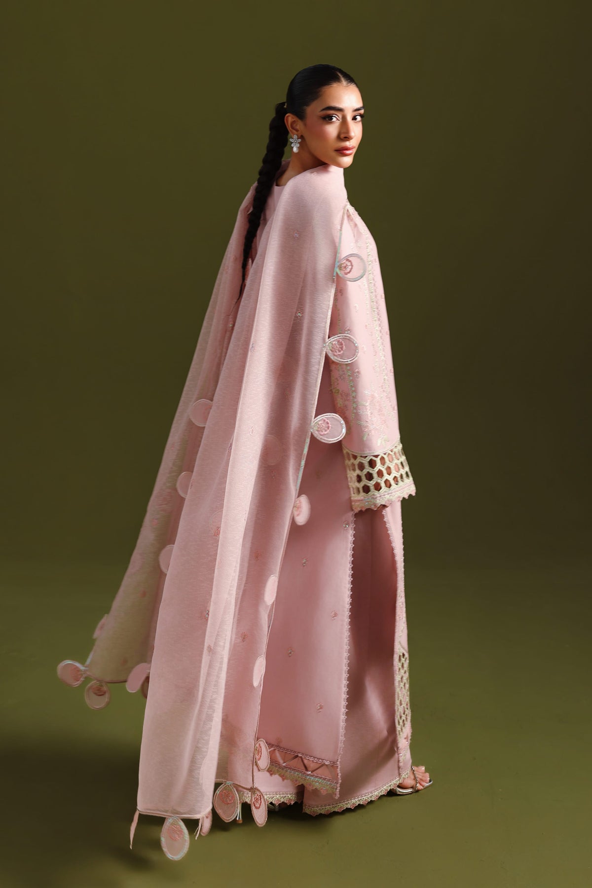 Akbar Aslam | Elan Luxury Lawn 26 | Mehrin - Luxury Dress - available at Maria Faisal in UK and USA.
