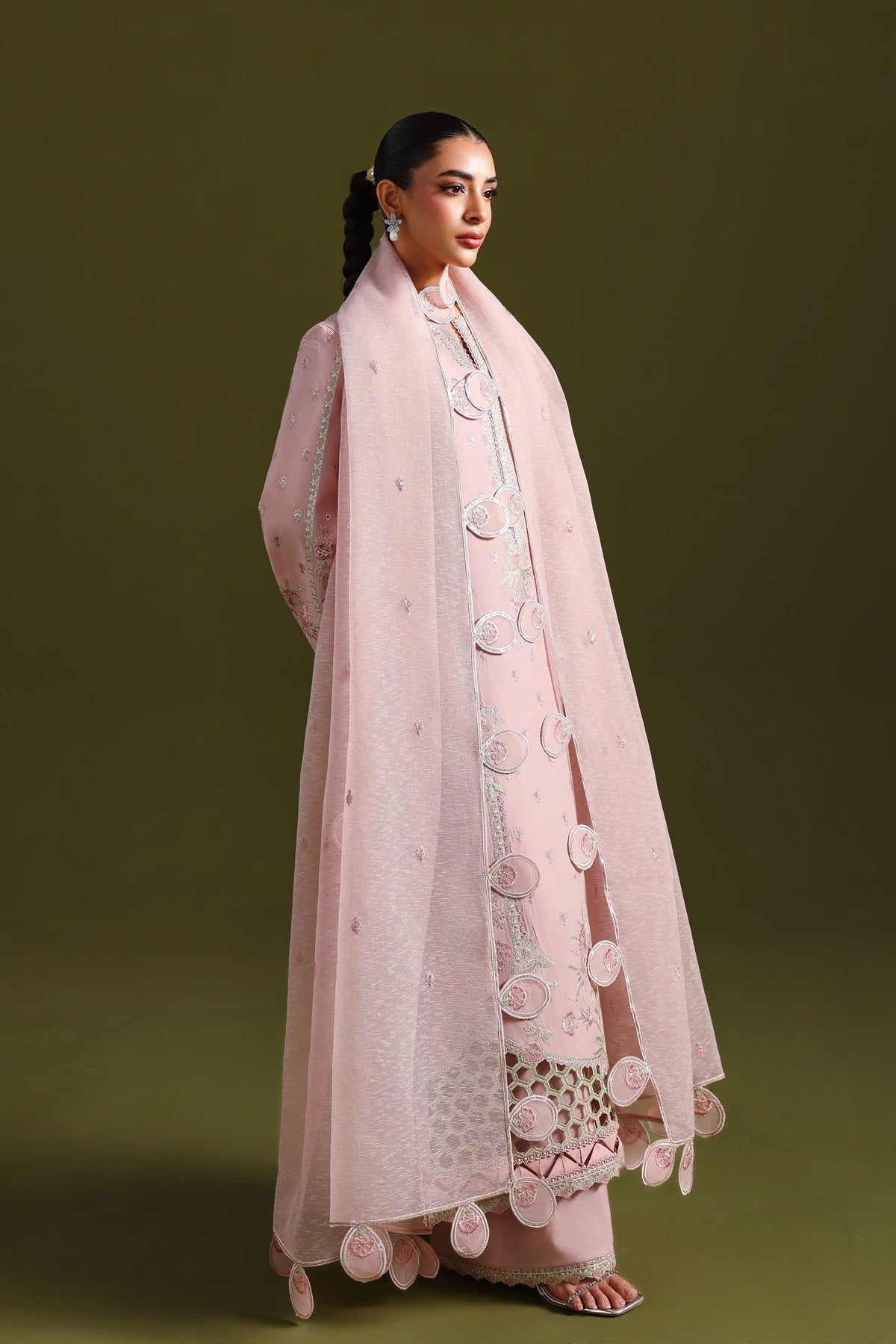 Akbar Aslam | Elan Luxury Lawn 26 | Mehrin - Luxury Dress - available at Maria Faisal in UK and USA.