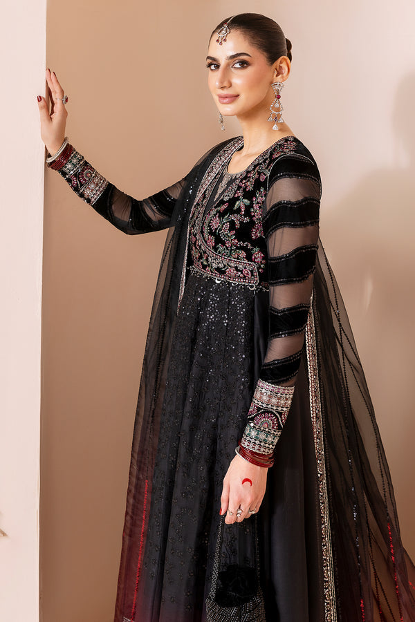 Jazmin | Chandni Velvet Formals 25 | Embroidered Velvet Formal CVF D-10 - Ladies Clothes - Maria Faisal