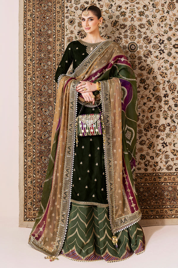 Jazmin | Chandni Velvet Formals 25 | Embroidered Velvet Formal CVF D-09 - Ladies Clothes - Maria Faisal