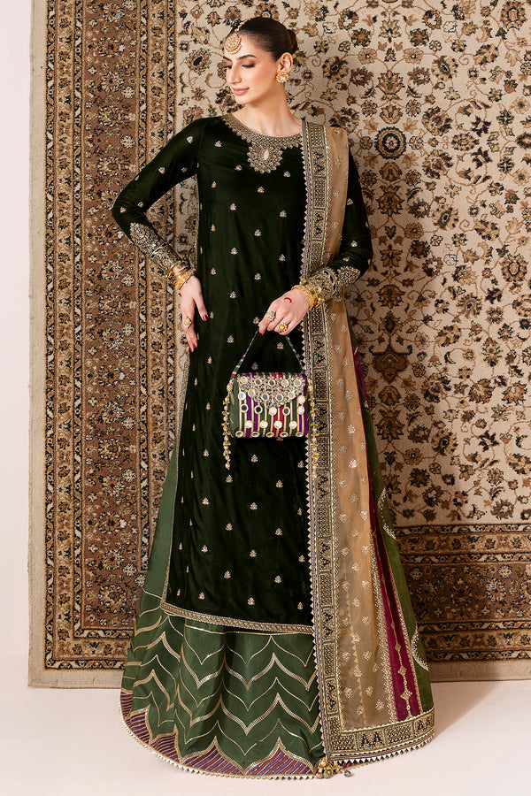 Jazmin | Chandni Velvet Formals 25 | Embroidered Velvet Formal CVF D-09 - Ladies Clothes - Maria Faisal