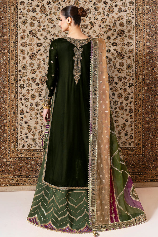 Jazmin | Chandni Velvet Formals 25 | Embroidered Velvet Formal CVF D-09 - Ladies Clothes - Maria Faisal