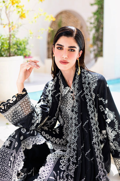 Qalamkar | Casual Pret 26 | PA-06 ECLIPSE - Dress - available at Maria Faisal in UK and USA.