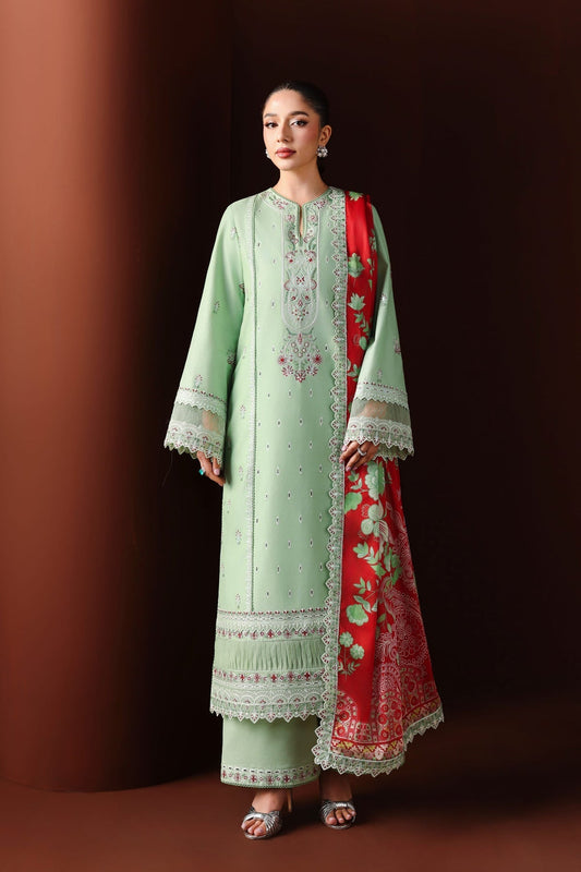Akbar Aslam | Elan Luxury Lawn 26 | Almira - Luxury Dress - available at Maria Faisal in UK and USA.
