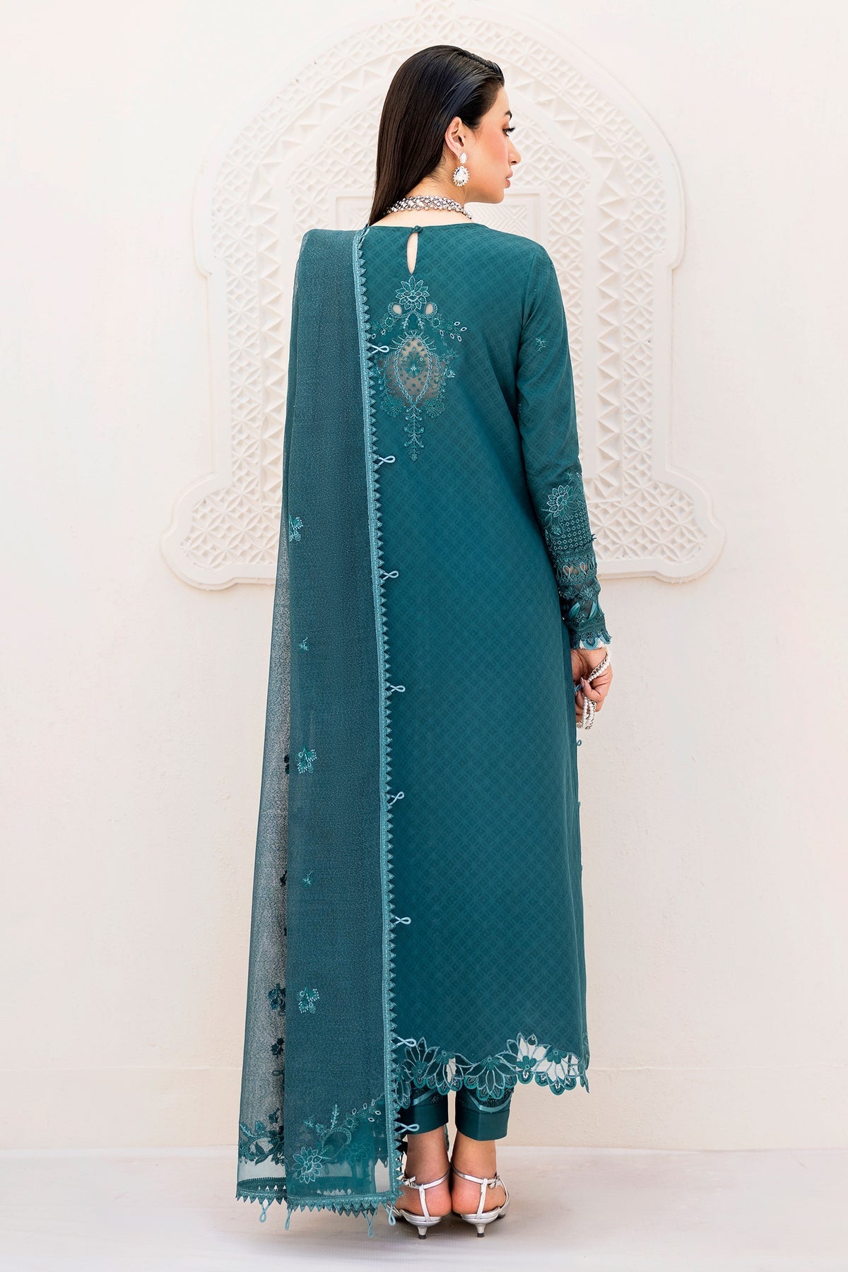 Qalamkar | Casual Pret 26 | PA-03 HARBOR - Dress - available at Maria Faisal in UK and USA.