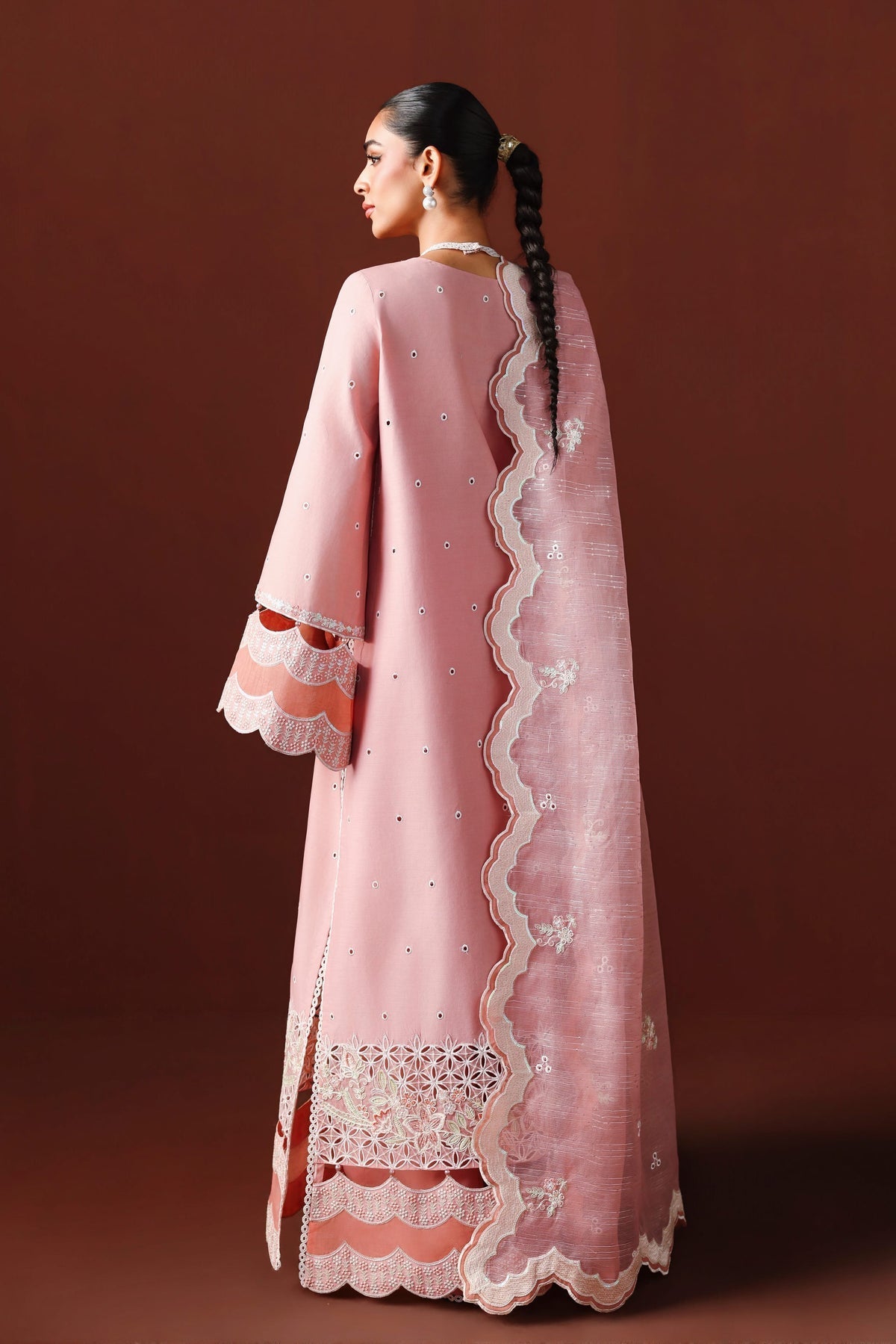 Akbar Aslam | Elan Luxury Lawn 26 | Mehrnaz - Luxury Dress - available at Maria Faisal in UK and USA.