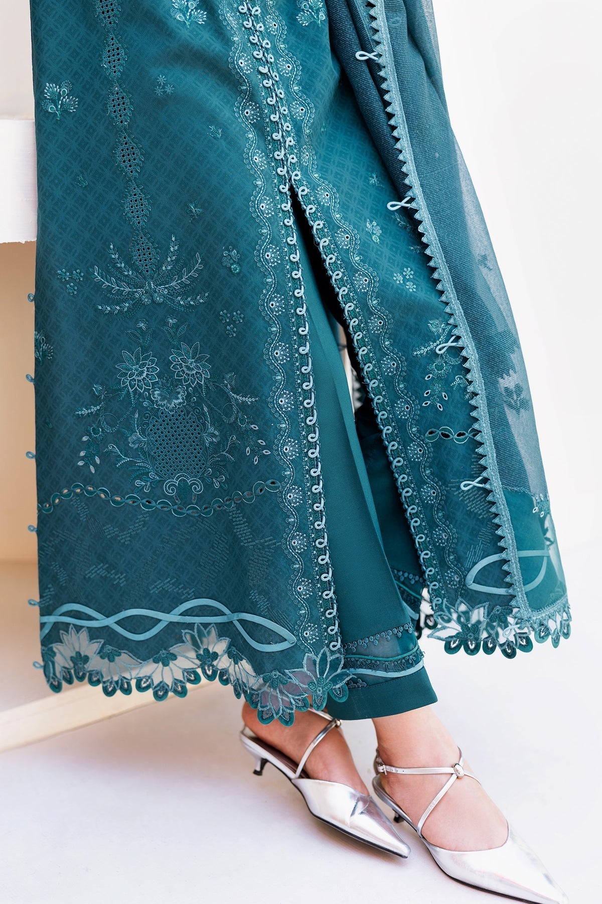 Qalamkar | Casual Pret 26 | PA-03 HARBOR - Dress - available at Maria Faisal in UK and USA.
