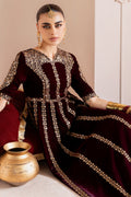 Jazmin | Chandni Velvet Formals 25 | Embroidered Velvet Formal CVF D-12 - Ladies Clothes - Maria Faisal