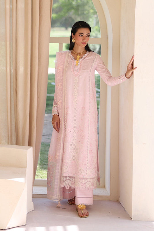 Qalamkar | Casual Pret 26 | PA-08 FEATHER - Dress - available at Maria Faisal in UK and USA.