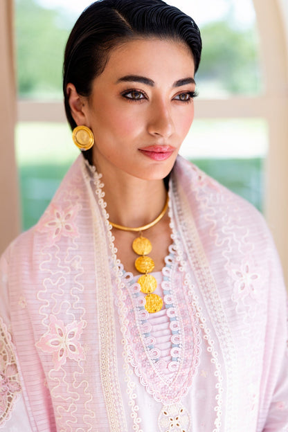Qalamkar | Casual Pret 26 | PA-08 FEATHER - Dress - available at Maria Faisal in UK and USA.