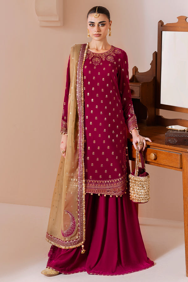 Jazmin | Chandni Velvet Formals 25 | Embroidered Velvet Formal CVF D-11 - Ladies Clothes - Maria Faisal