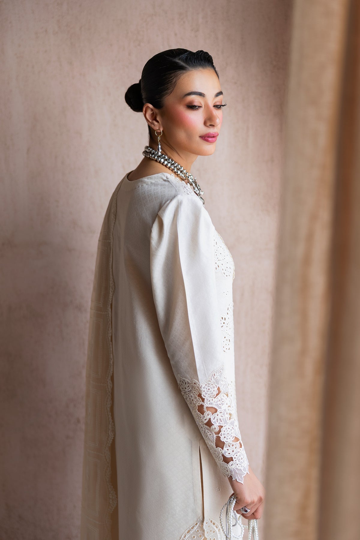 Qalamkar | Casual Pret 26 | PA-01 HALO - Dress - available at Maria Faisal in UK and USA.