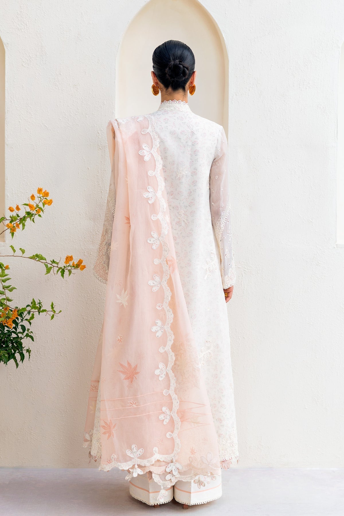 Qalamkar | Casual Pret 26 | PA-05 VEIL - Dress - available at Maria Faisal in UK and USA.