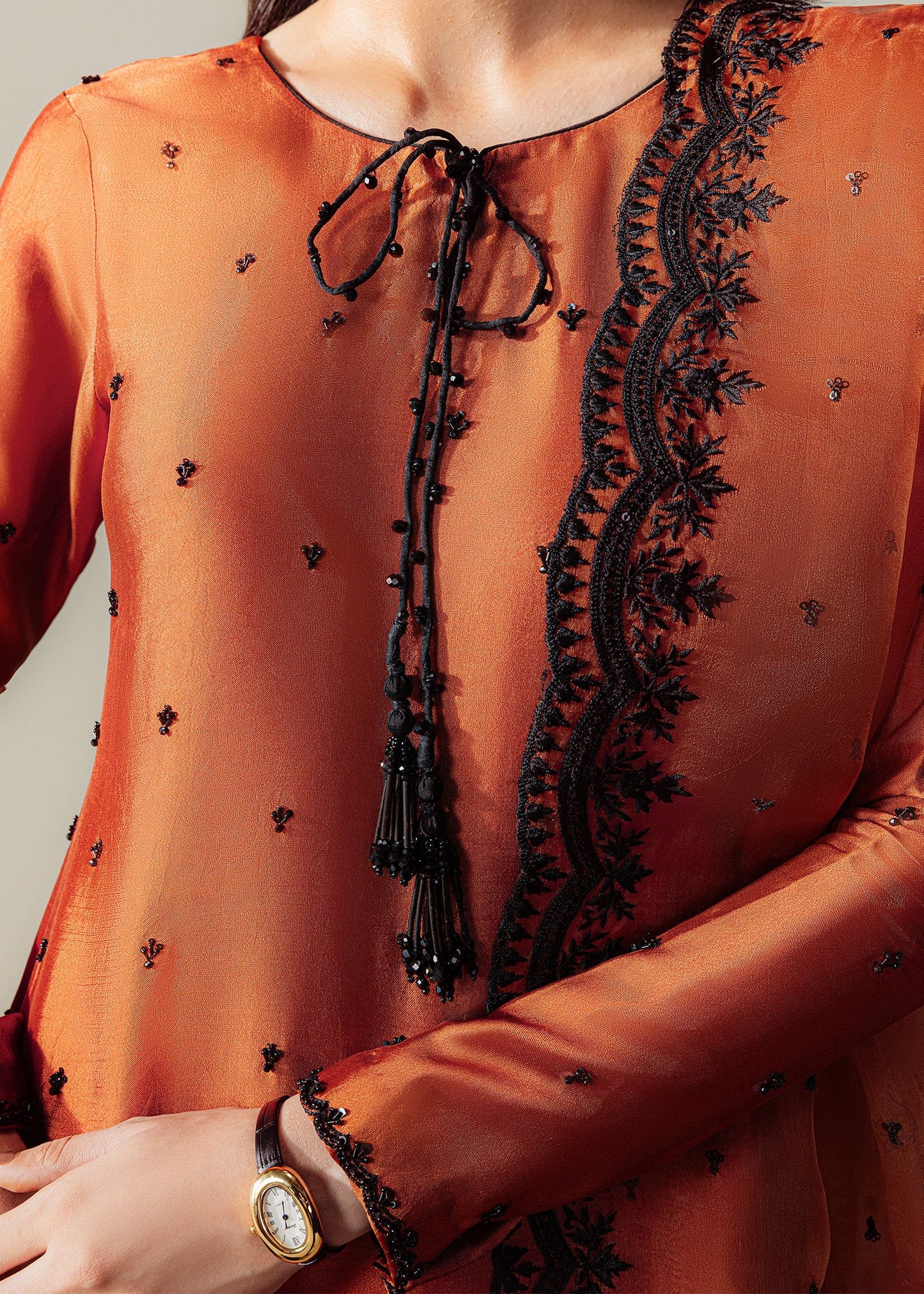 Mahum Asad | The Sirens | Amber - Formal Dress - available at Maria Faisal in UK and USA.