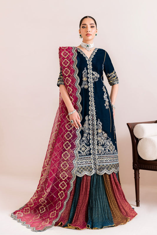 Mehroob – authentic Pakistani dress from the Makhmal Luxury Velvet Edit collection for women in the UK