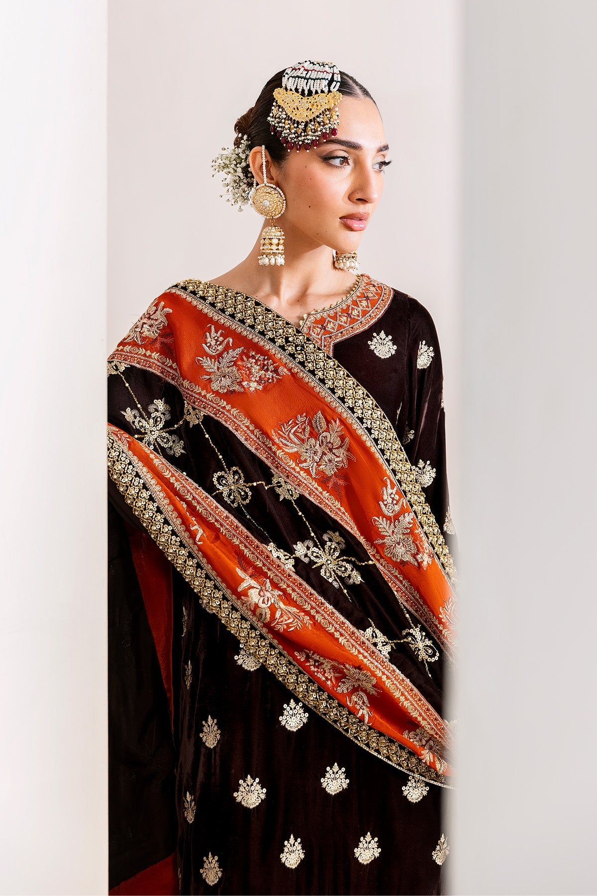 Sabaat – authentic Pakistani dress from the Makhmal Luxury Velvet Edit collection for women in the UK