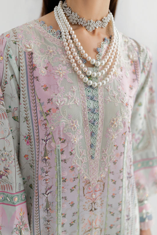 Qalamkar | Luxe Silk 25 | LK-07 IDA - Ladies Clothes - Maria Faisal