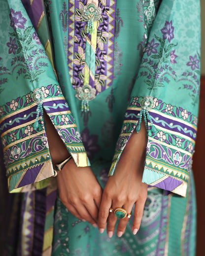 Mushq | Nirvana Anmol Edit | Main Character - Luxury Dress - available at Maria Faisal in UK and USA.