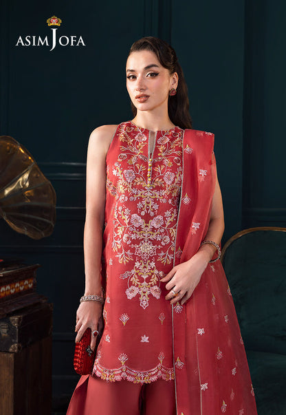 Asim Jofa | Lumiere Formals | AJLFC-06 EMBROIDERED ORGANZA - Formal Dress - available at Maria Faisal in UK and USA.