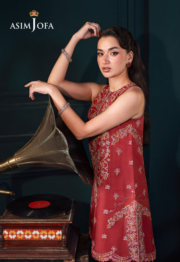 Asim Jofa | Lumiere Formals | AJLFC-06 EMBROIDERED ORGANZA - Formal Dress - available at Maria Faisal in UK and USA.