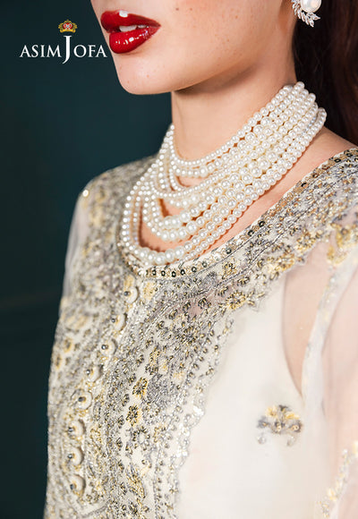 Asim Jofa | Lumiere Formals | AJLFC-03 EMBROIDERED ORGANZA - Formal Dress - available at Maria Faisal in UK and USA.