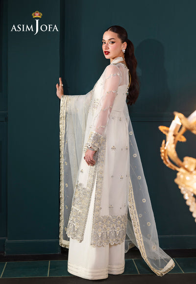 Asim Jofa | Lumiere Formals | AJLFC-03 EMBROIDERED ORGANZA - Formal Dress - available at Maria Faisal in UK and USA.