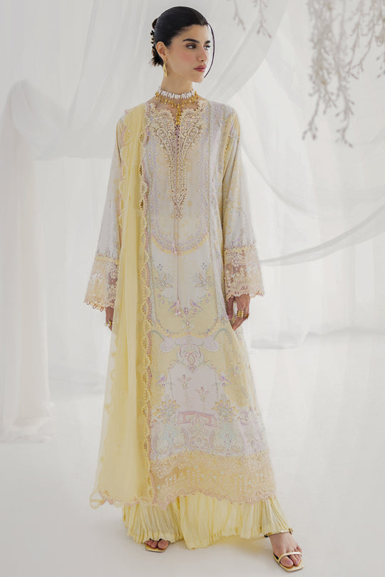 Qalamkar | Luxe Silk 25 | LK-03 LENI - Ladies Clothes - Maria Faisal