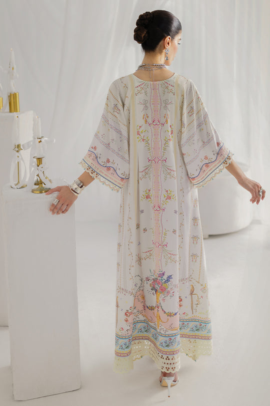 Qalamkar | Luxe Silk 25 | LK-08 BIANCA - Ladies Clothes - Maria Faisal