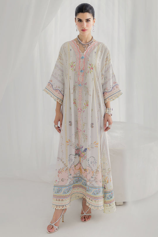Qalamkar | Luxe Silk 25 | LK-08 BIANCA - Ladies Clothes - Maria Faisal
