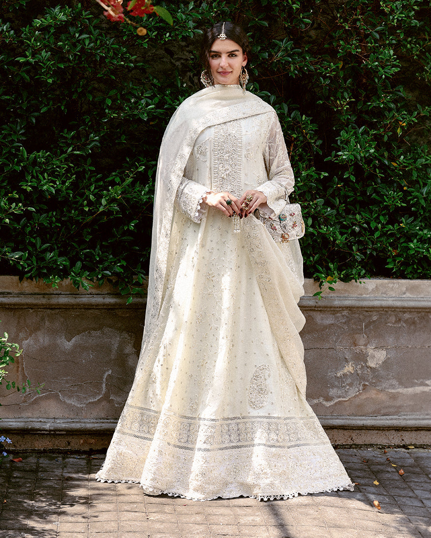Mushq | Saugaat Pret | Mahjabeen - Luxury Dress - available at Maria Faisal in UK and USA.