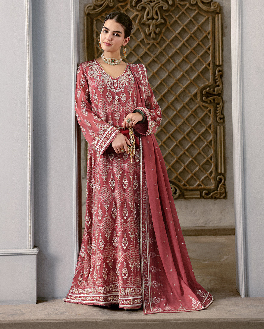 Mushq | Saugaat Pret | Sumbul - Luxury Dress - available at Maria Faisal in UK and USA.