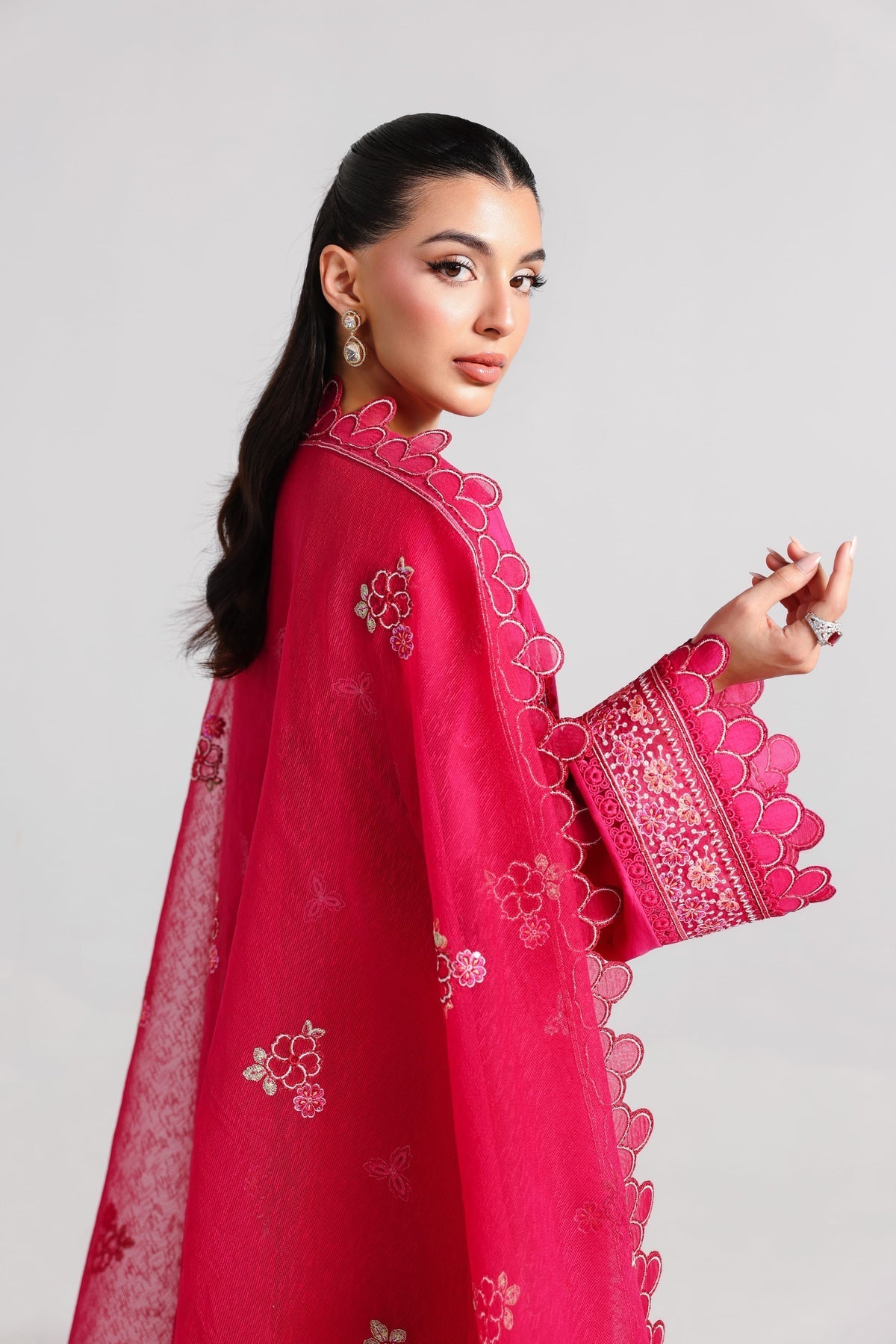 Akbar Aslam | Elan Luxury Lawn 26 | Raniya - Luxury Dress - available at Maria Faisal in UK and USA.
