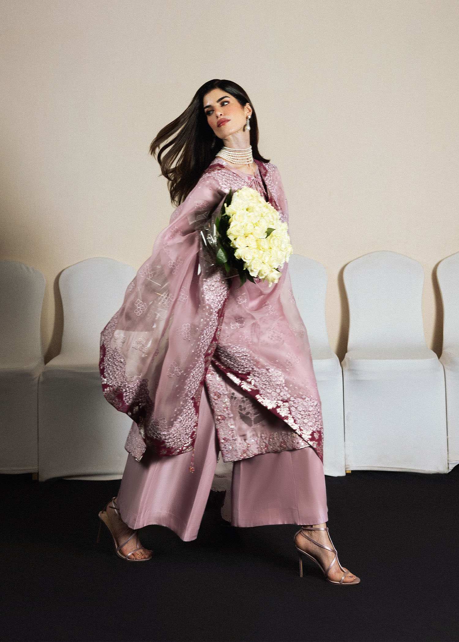 Hussain Rehar | Luxury Pret 26 | Zivah - Luxury Dress - available at Maria Faisal in UK and USA.